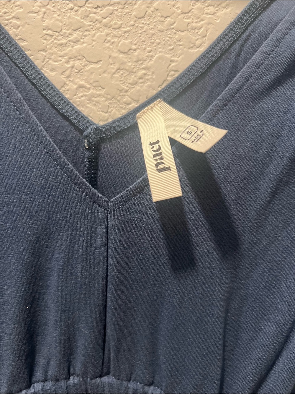 Pact Blue Midi Dress with Pockets Size Small - Picture 2 of 3